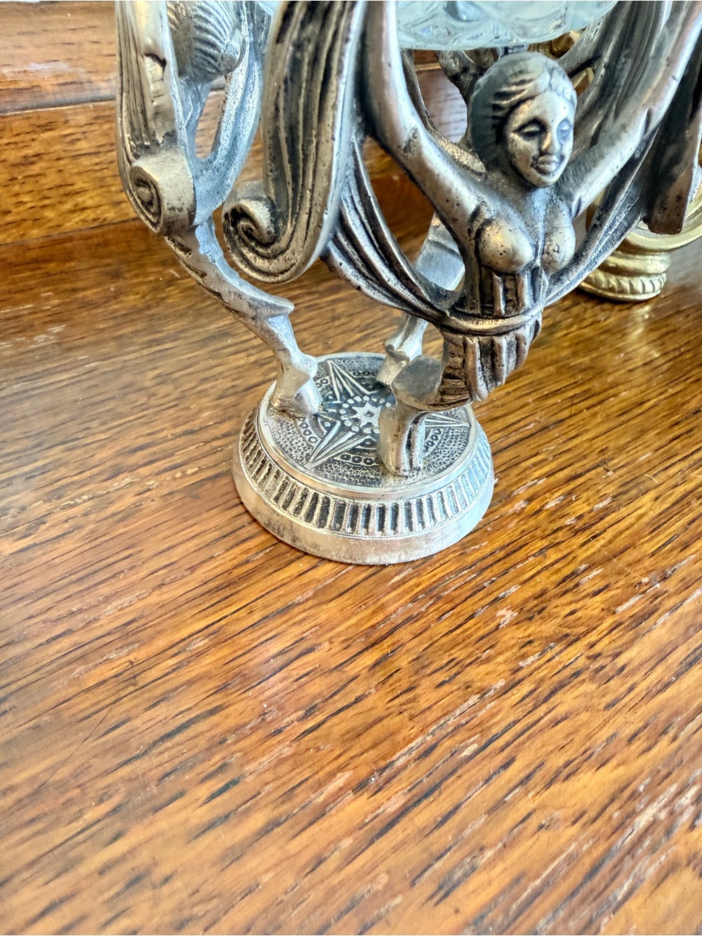 Ornate Silver “Thread of Life” Votive Holder – Zeus & The Fates - Picture 15 of 17